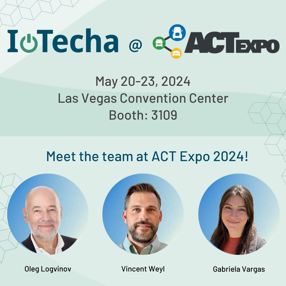 Meet our team at ACT Expo!