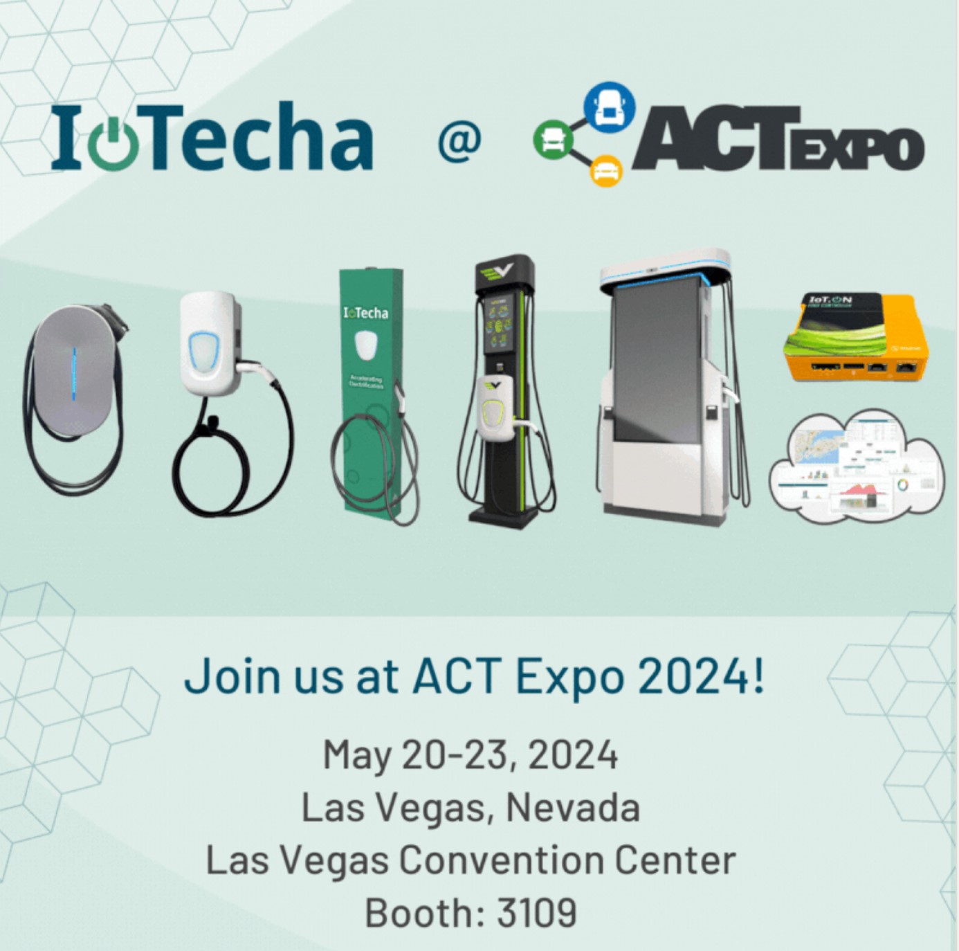 IoTecha will be at ACT Expo in Las Vegas later this month!