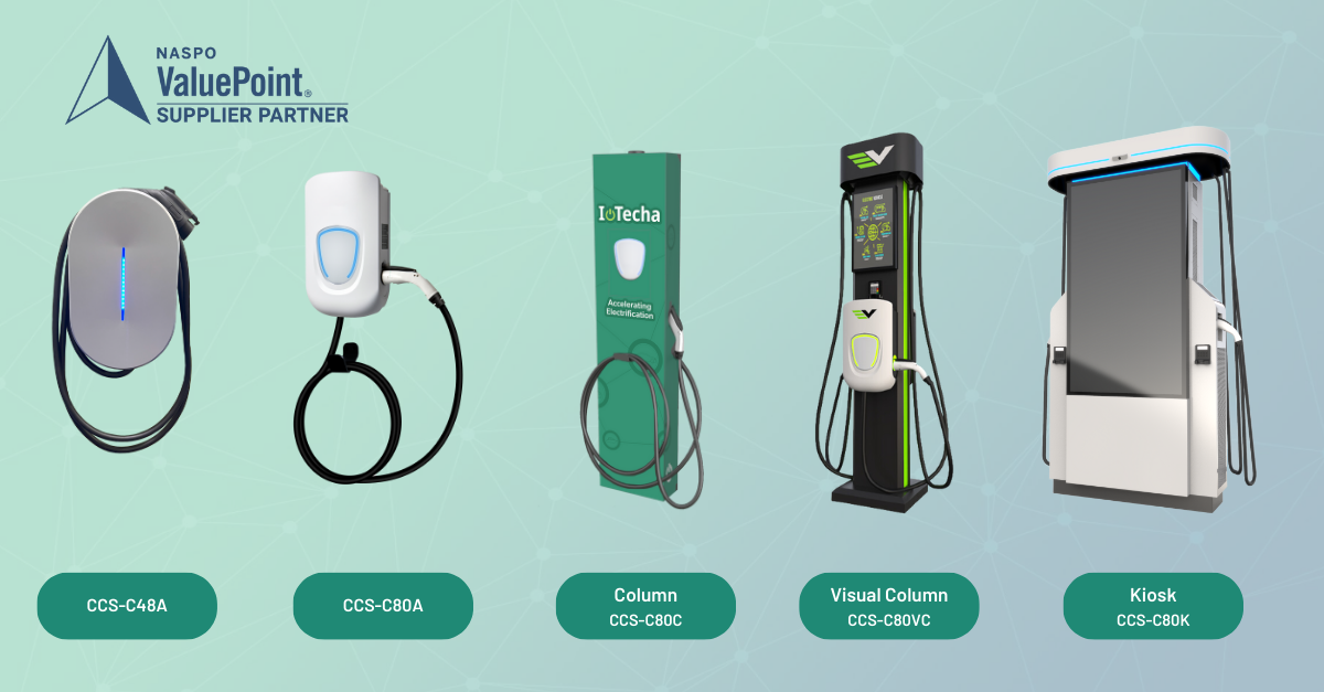 IoTecha Awarded NASPO ValuePoint® Contract for Smart Level 2 Charging Stations and Services